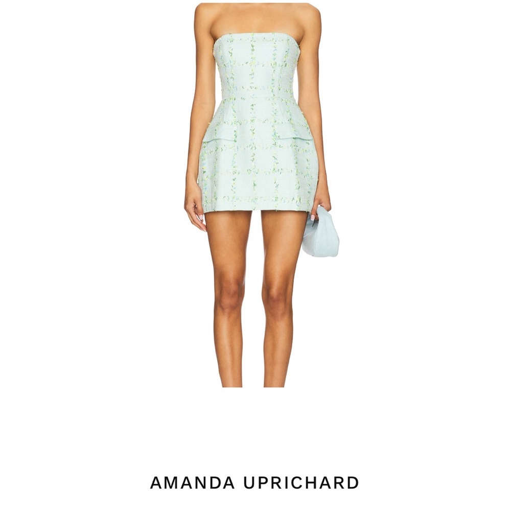 Amanda Uprichard Strapless Skort Romper